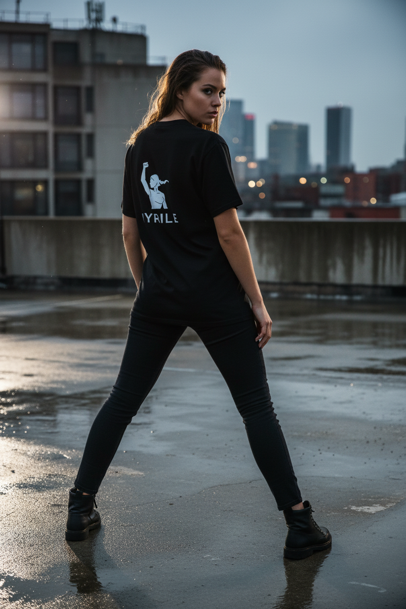 Tee shirts Vyrile back print